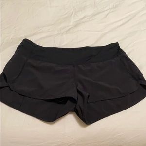 Black Lululemon shorts